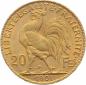 Preview: Frankreich 20 Francs 1901 - Hahn