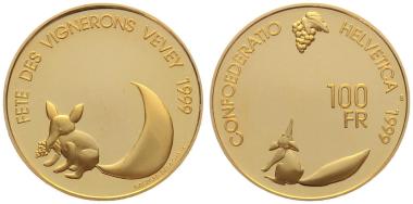 100 Franken 1999 B - Vete des Vignerons
