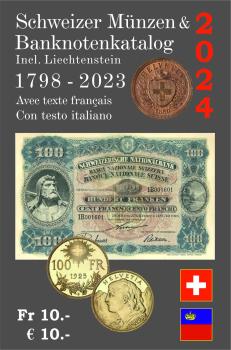 Schweizer Münzen und Banknotenkatalog 2024