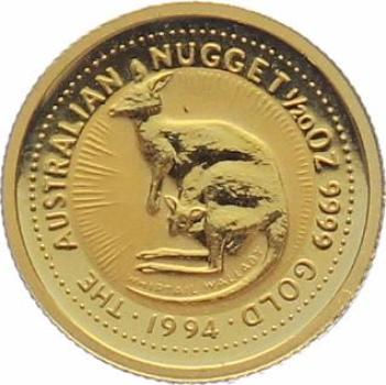 Australien 5 $ 1994 Känguru - 1/20 Unze Feingold