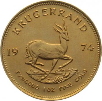 Südafrika 1 Krügerrand 1974 - 1 Unze Feingold