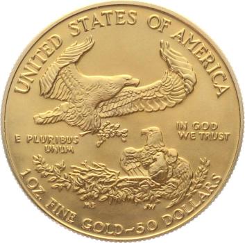 USA 50 $ 1990 Golden Eagle - 1 Unze Feingold