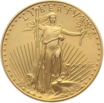 USA 50 $ 1990 Golden Eagle - 1 Unze Feingold