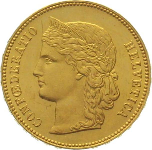 20 Franken 1896 B - Helvetia