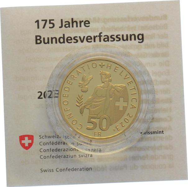 50 Franken 2023 175 Jahre Bundesverfassung