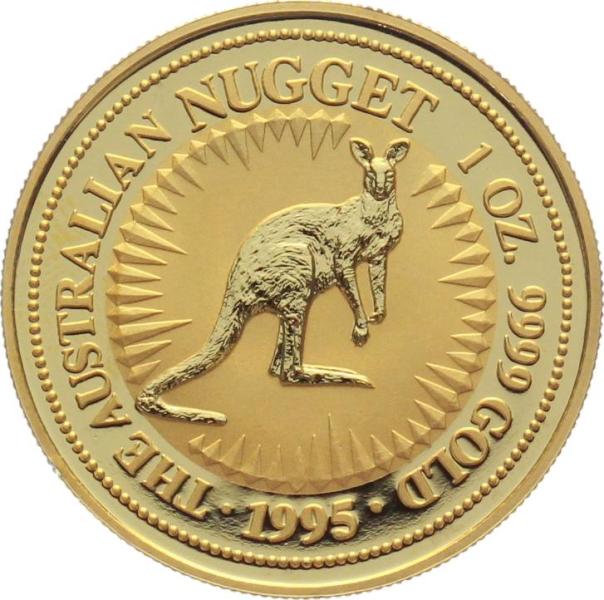 Australien 100 $ 1995 Känguru - 1 Unze Feingold
