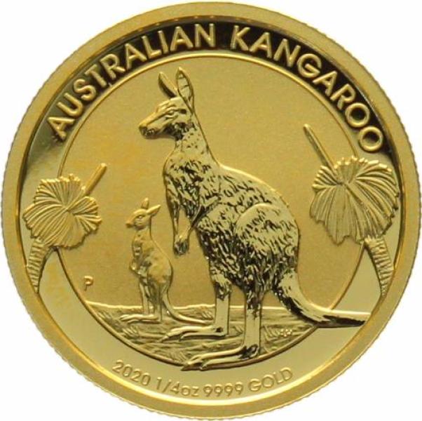 Australien 25 $ 2020 Känguru - 1/4 Unze Feingold