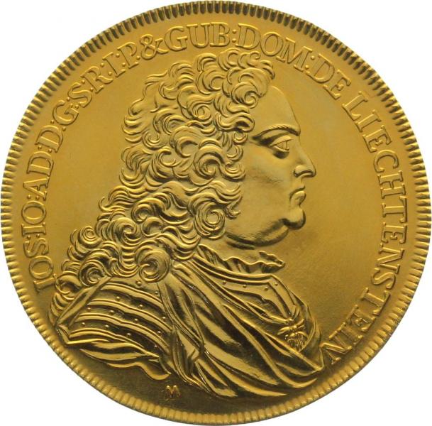 Liechtenstein 10 Dukaten 1728 - Josef Johann Adam 1721-1732