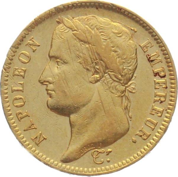 Frankreich 40 Francs 1809 A - Napoleon Empereur