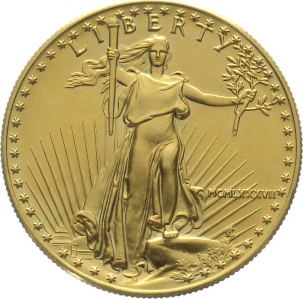 USA 50 $ 1987 Golden Eagle - 1 Unze Feingold