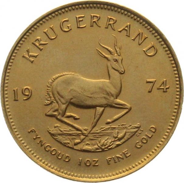 Südafrika 1 Krügerrand 1974 - 1 Unze Feingold