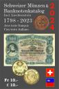 Schweizer Münzen und Banknotenkatalog 2024