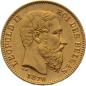 Preview: Belgien 20 Francs 1870 Leopold II.