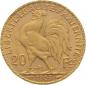 Preview: Frankreich 20 Francs 1909 - Hahn