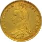 Preview: Grossbritannien 1/2 Sovereign 1898 - Shield & Viktoria mit Krone