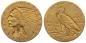 Preview: USA 5 $ 1908 D Indian Head