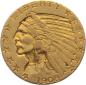 Preview: USA 5 $ 1908 D Indian Head