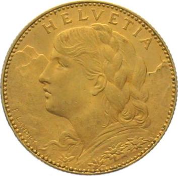 10 Franken 1912 B - Vreneli