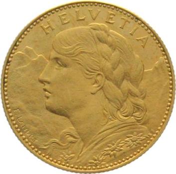 10 Franken 1916 B - Vreneli