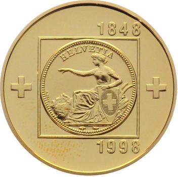 100 Franken 1998 B - 150 Jahre Bundesstaat