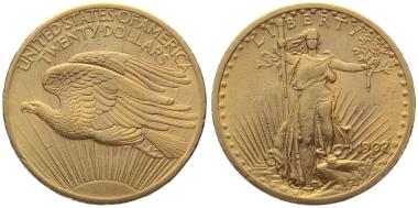 USA 20 $ 1908 o. Mzz. - Double Eagle