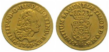 Spanien Escudo 1741 J F - Philipp V.
