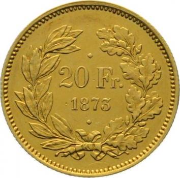 20 Franken 1873 2 Punkt