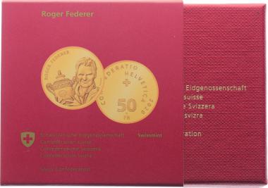 50 Franken 2020 Roger Federer - Künstlersignatur