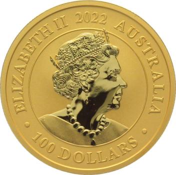 Australien 100 $ 2022 Schwan - 1 Unze Feingold