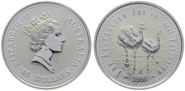 Australien 40 $ 1998 Emu - 1 Unze Palladium