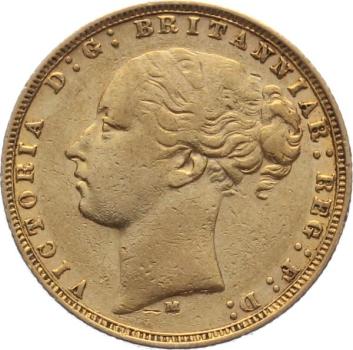 Australien 1 Sovereign 1877 M - Victoria