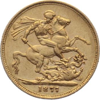 Australien 1 Sovereign 1877 M - Victoria