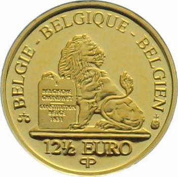 Belgien 12.5 Euro 2008 Albert I. - 1/25 Unze Gold