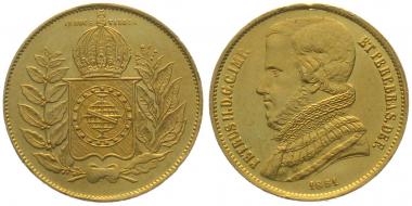 Brasilien 20000 Reis 1851 - Petrus II.
