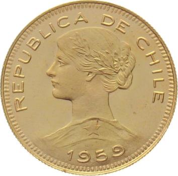 Chile 100 Pesos 1959