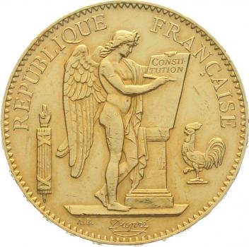 Frankreich 100 Francs 1901 A - Engel