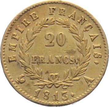 Frankreich 20 Francs 1813 A - Napoleon Empereur