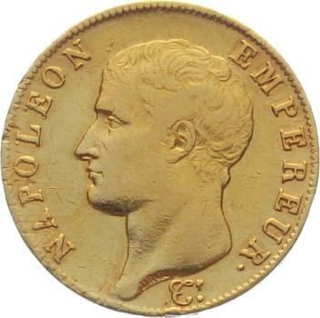 Frankreich 40 Francs 1806 U - Napoleon Empereur
