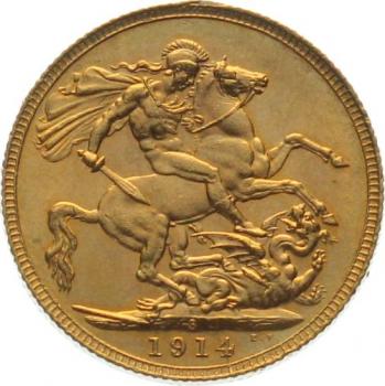 Australien 1 Sovereign 1914 S - George V.