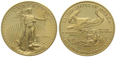 USA 50 $ 2004 Golden Eagle - 1 Unze Feingold