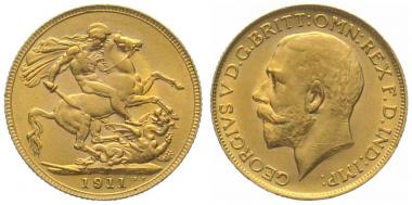 Grossbritannien Sovereign 1911 - George V.