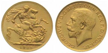 Südafrika 1 Sovereign 1925 SA | George V.