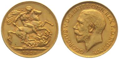 Südafrika 1 Sovereign 1928 SA | George V.