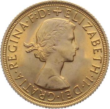 Grossbritannien Sovereign 1963 - Elisabeth II.