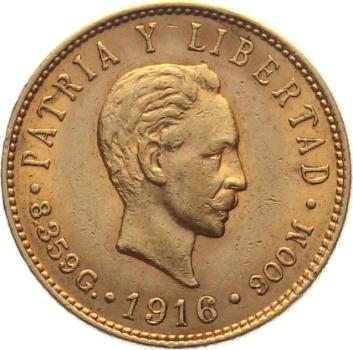 Kuba 5 Pesos 1916 - José Marti