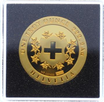 Schweiz 1 Unze 2014 Gold & 1 Unze Silber - Matterhorn 2er Exclusive Set