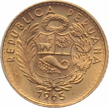 Peru 5 Soles 1965 - Lima