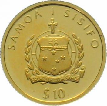 Samoa 10 Dollars 2003 Fletcher Christian - 1/25 Feinunze