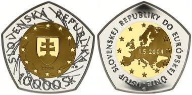 Slowenien 10000 Korun 2004
