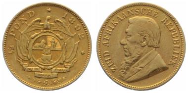 Südafrika 1/2 Pfund (Pond) 1892 - Ohm Krüger